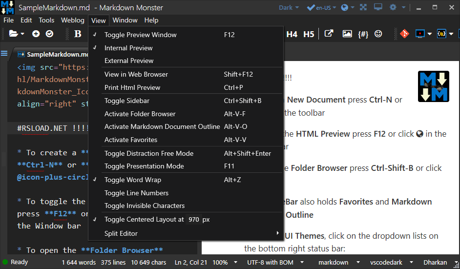 Markdown Monster скачать бесплатно